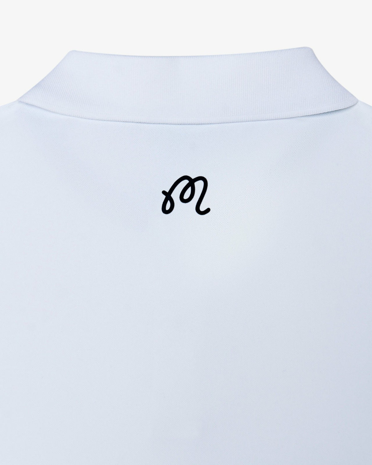Malbon Block Placket Polo - White