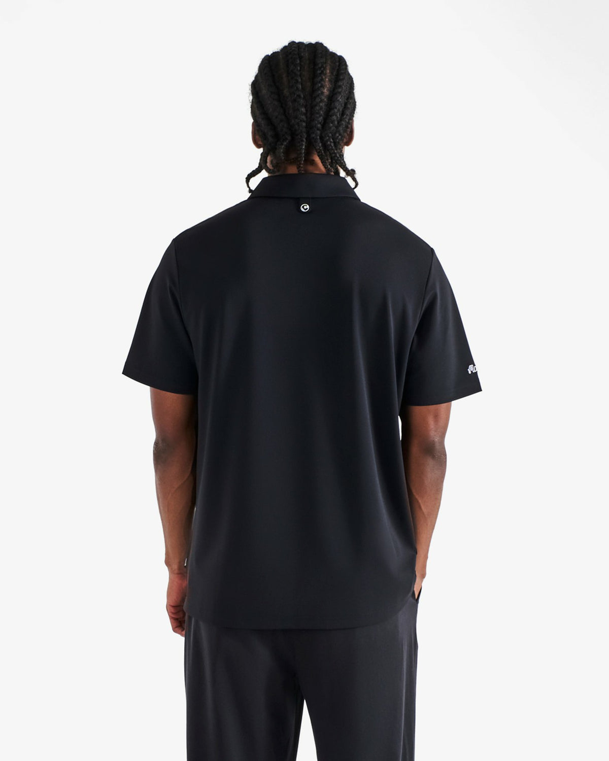 Malbon Fairway Baldwin Polo - Black