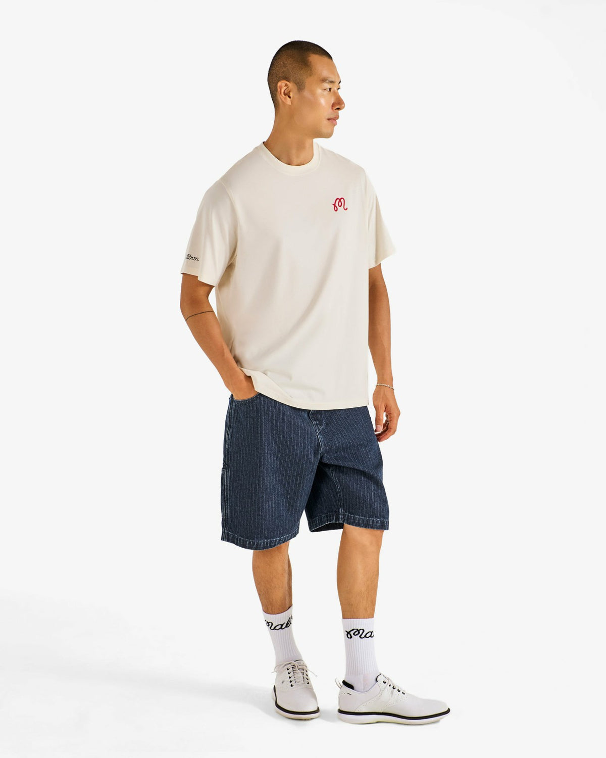 Malbon Bermuda Benchmark Tee - Ivory