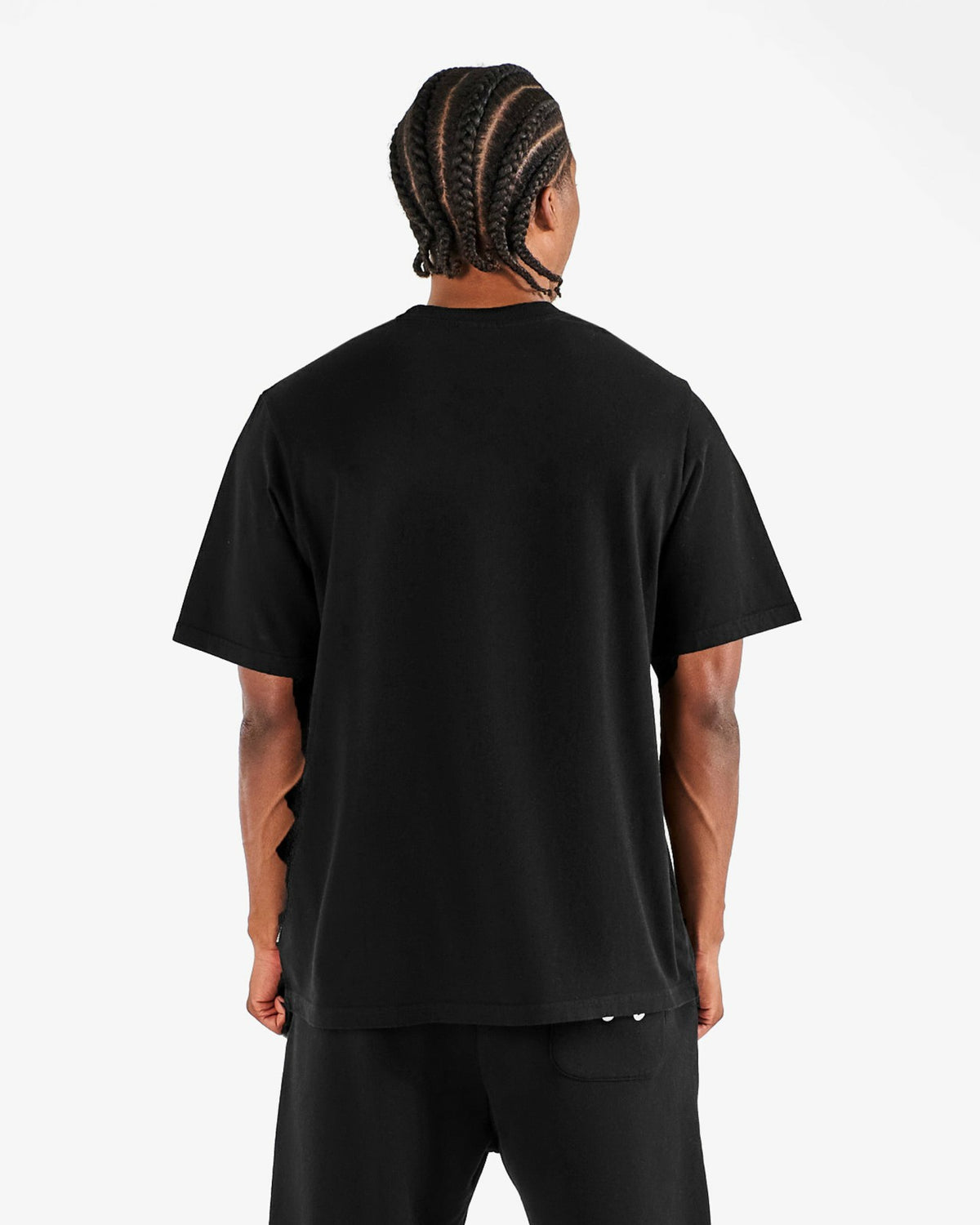 Malbon Curry Brand Graphic Bermuda Tee - Black