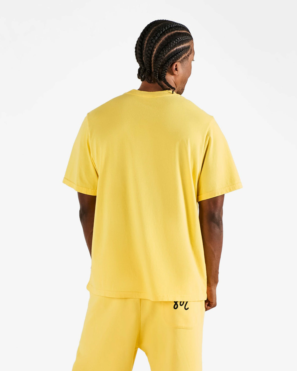 Malbon Curry Brand Bermuda Tee - Yellow