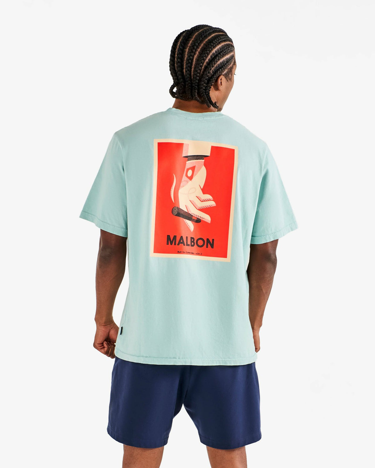 Malbon Bermuda Cigar Tee - Surf Spray