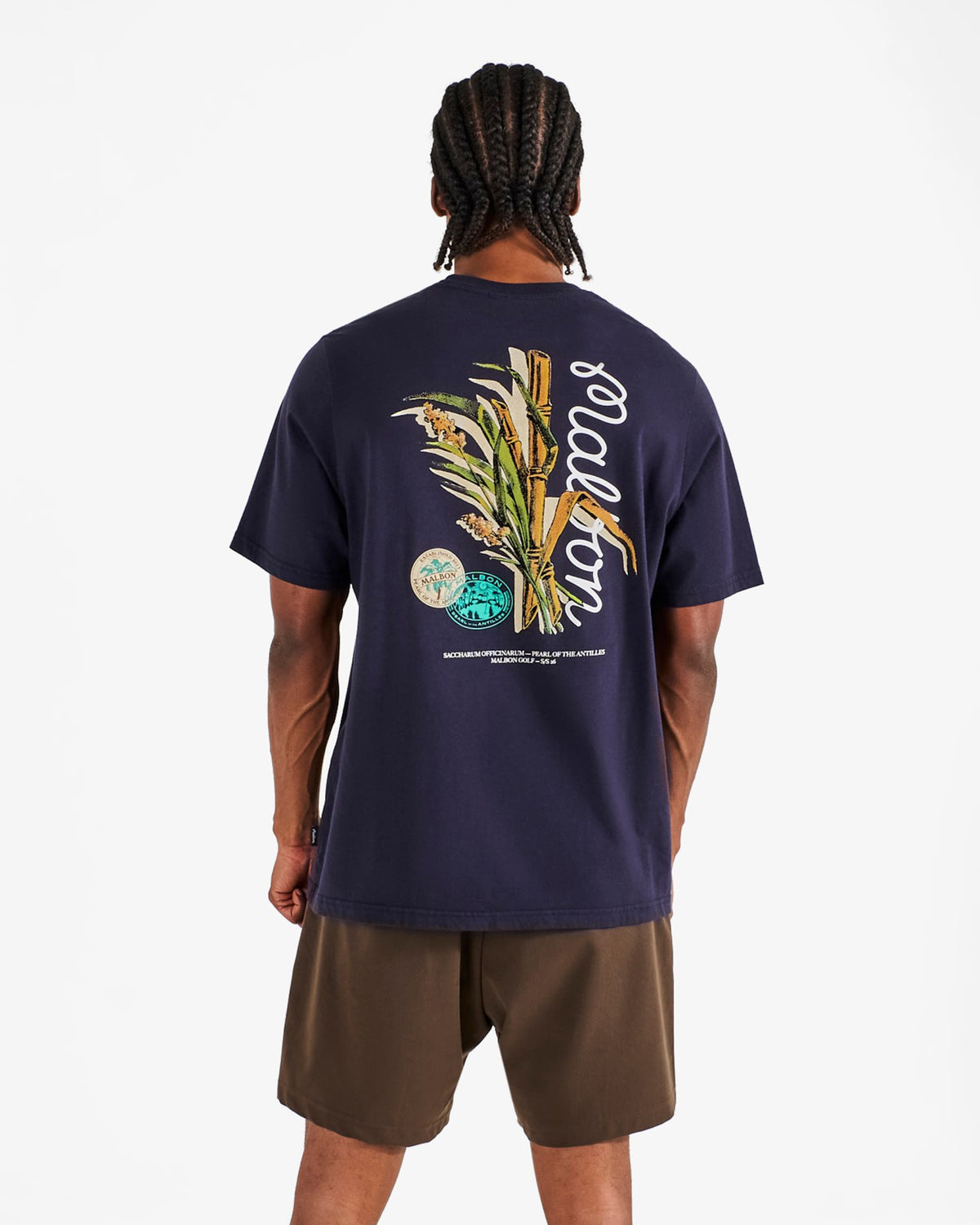Malbon Bermuda Origin Tee - Midnight