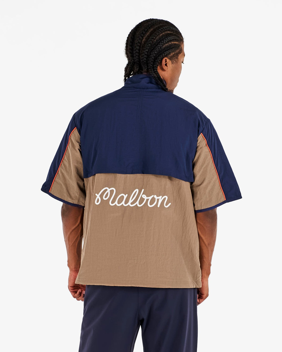 Malbon Torrey Pines Windshirt - Baritone Blue / Sea Turtle