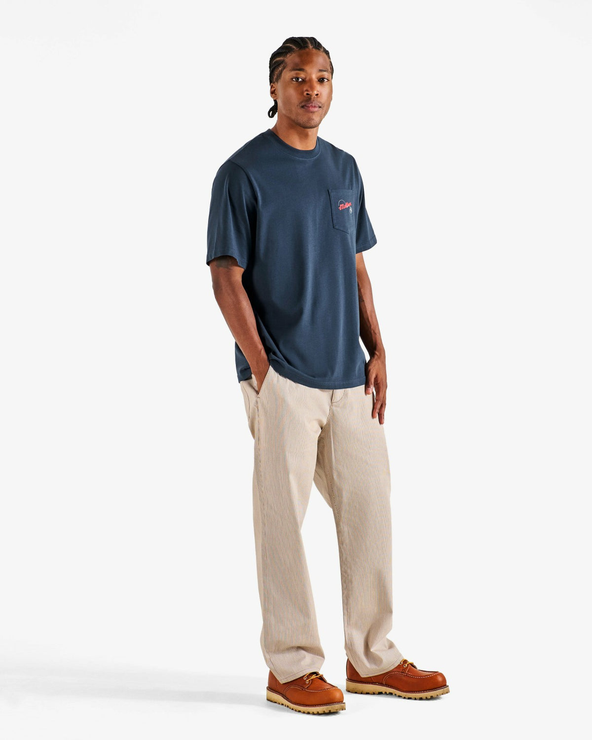Malbon Hickory Pant - Hickory Brown Stripe