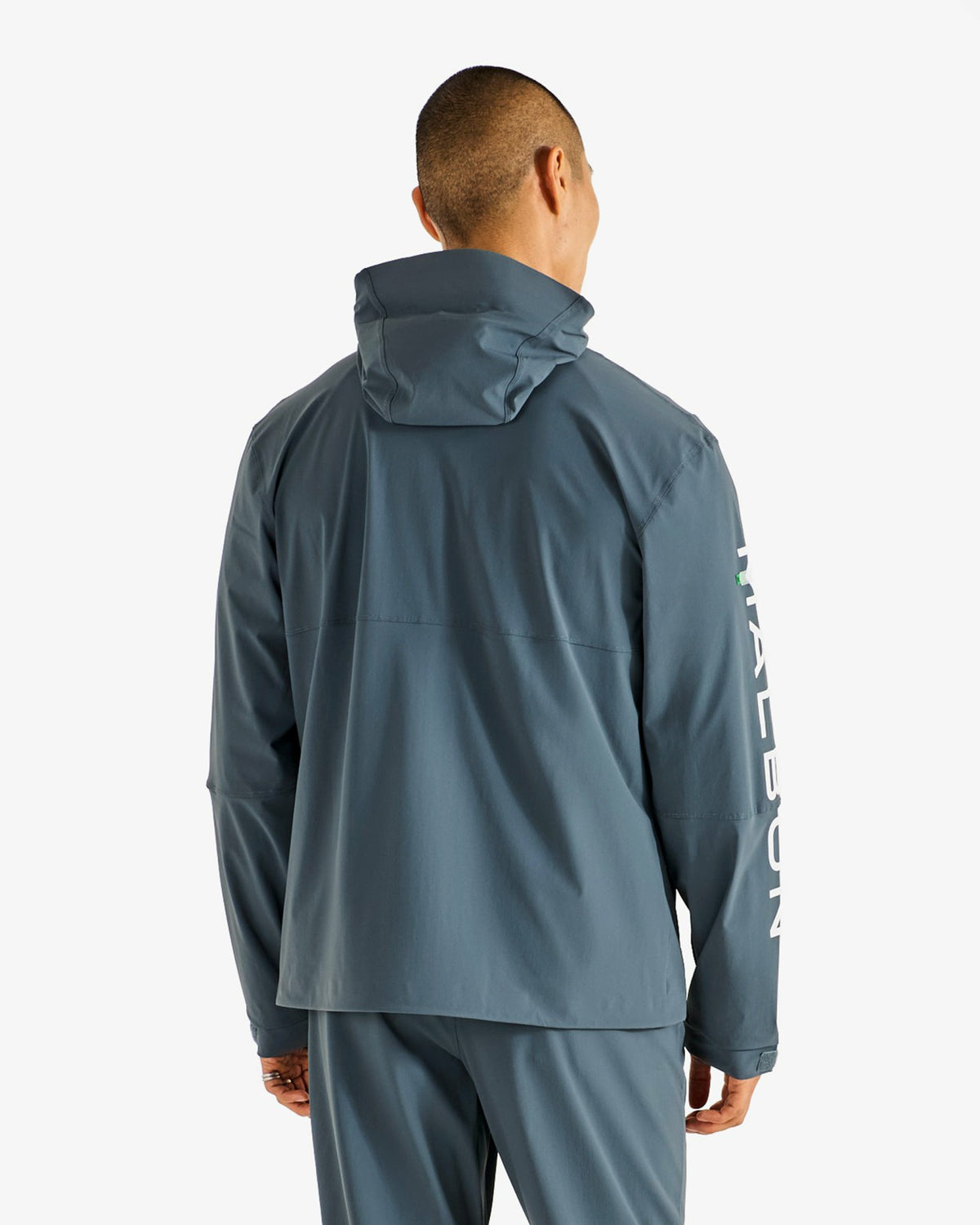 Malbon Performance Full Zip Shell Jacket - Dark Slate
