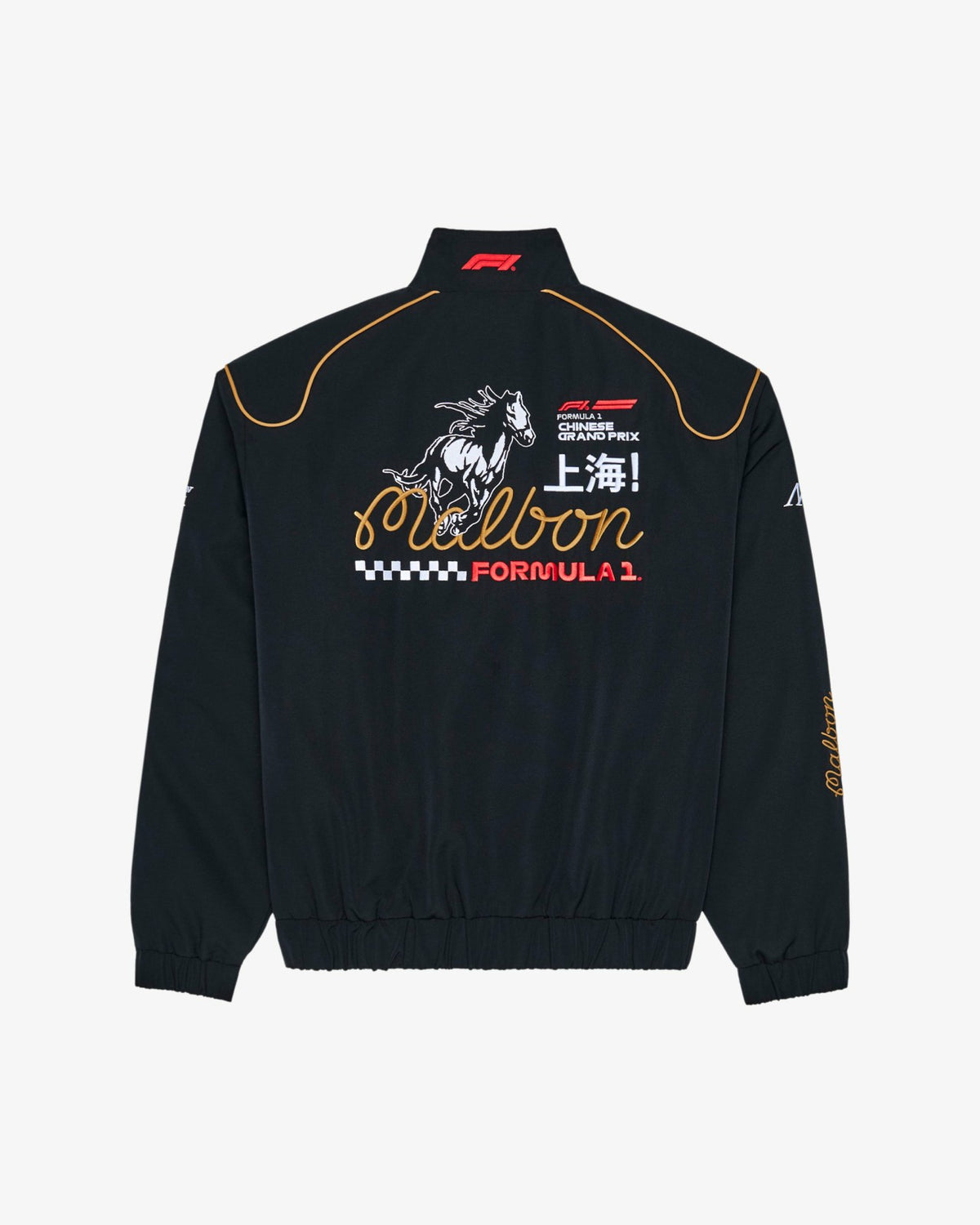 Malbon Gridlock Racing Jacket - Black