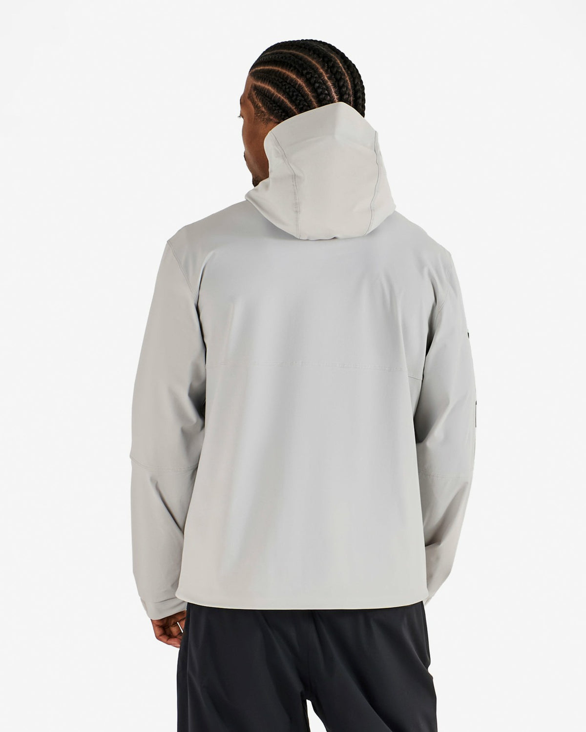Malbon Performance Full Zip Shell Jacket - Silver