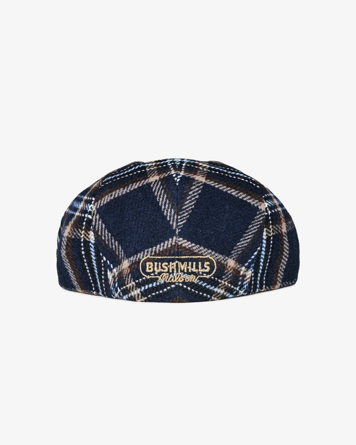 Malbon Bushmills Newsboy Cap - Blue Plaid