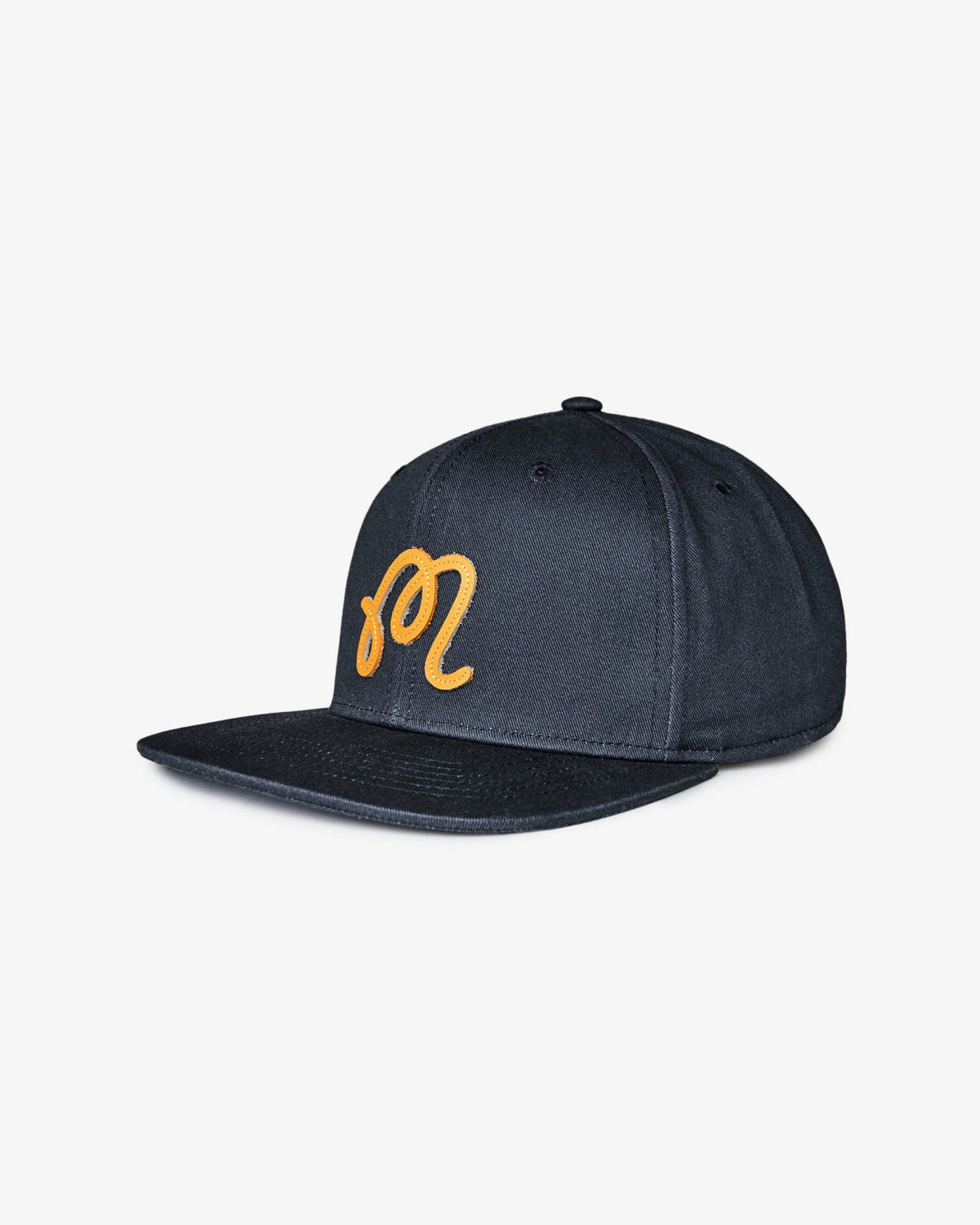 Malbon M Script Snapback - Blueberry