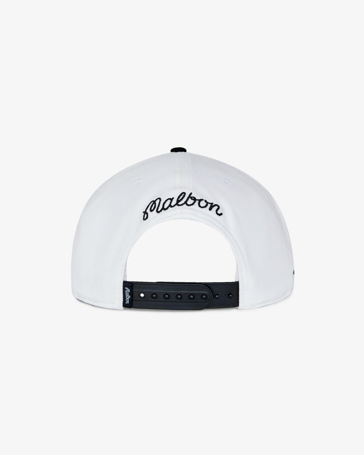 Malbon Stallion Snapback - White / Black