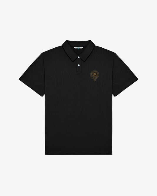Malbon Bushmills Fairway Polo - Black