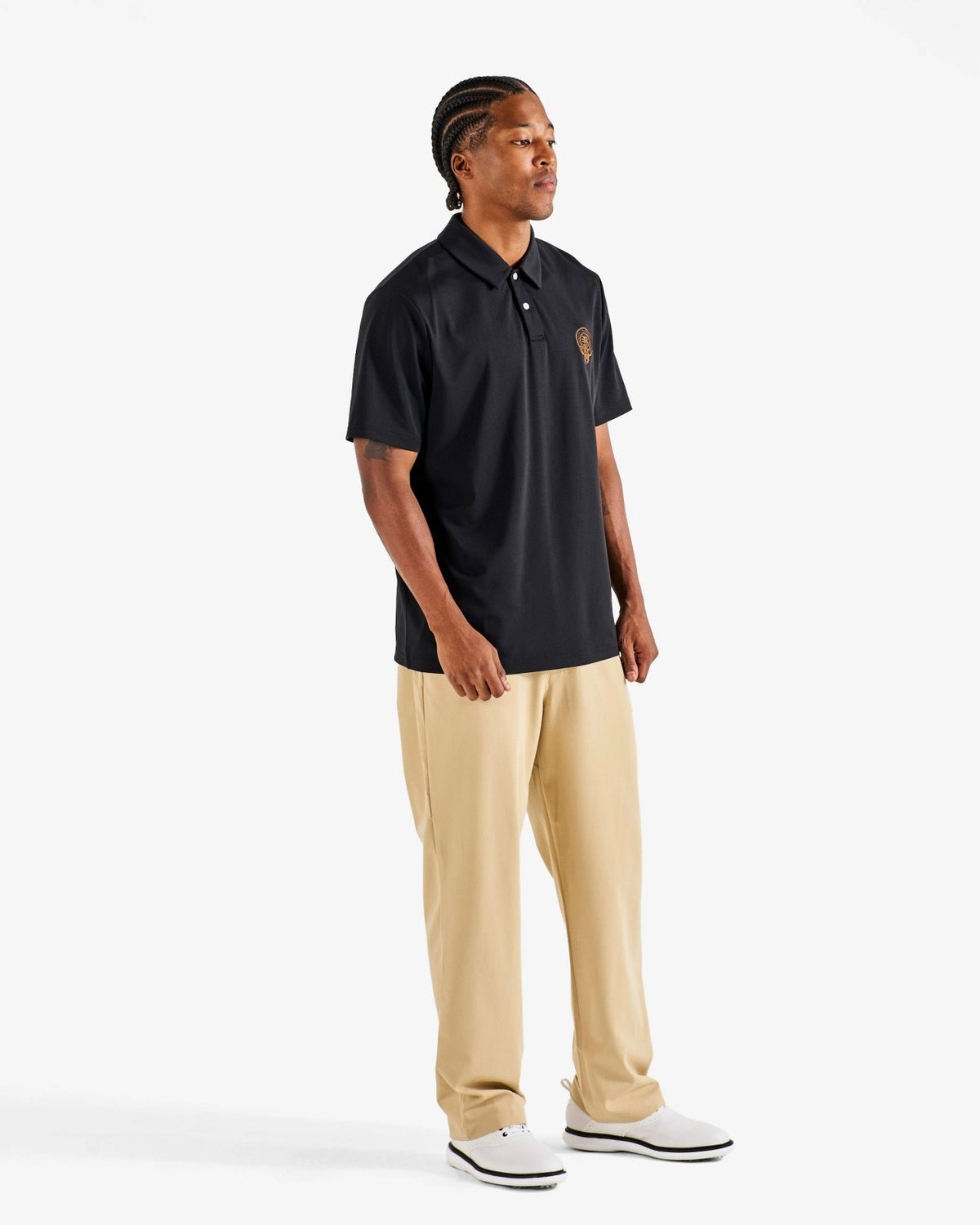 Malbon Bushmills Fairway Polo - Black