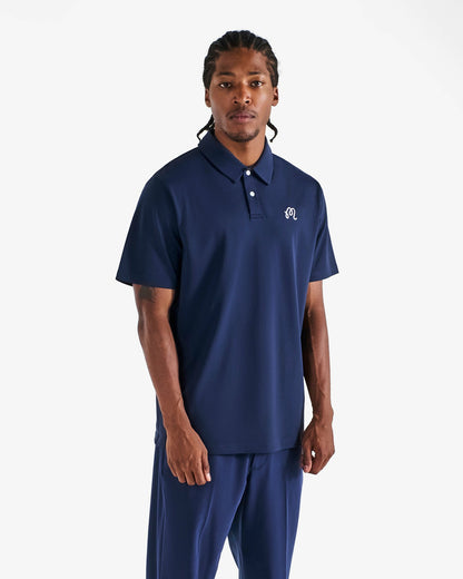 Malbon Fairway Polo - Navy