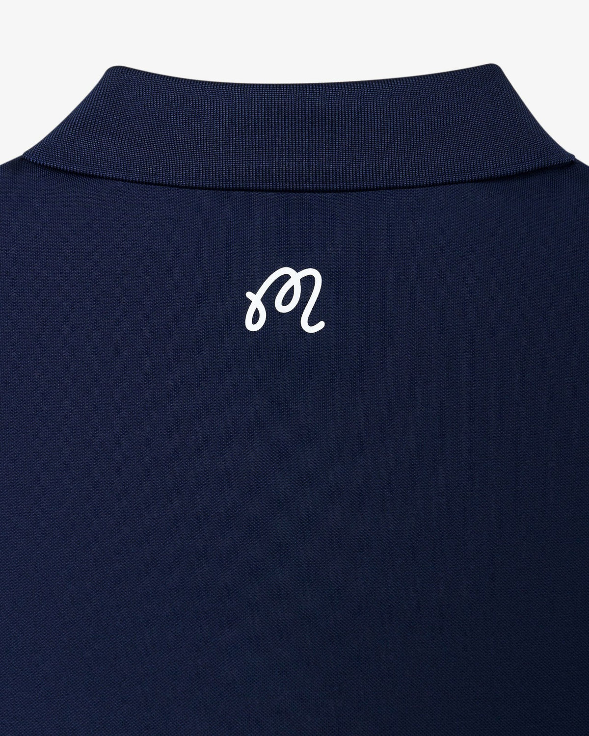 Malbon Block Placket Polo - Navy