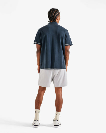 Malbon Fairway Overdyed Polo - Blueberry