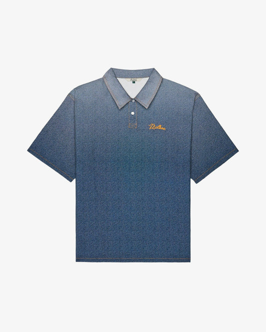 Malbon Ironfade Polo - Dusty Navy