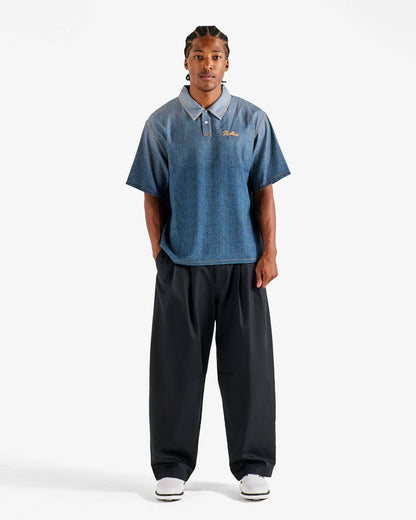 Malbon Ironfade Polo - Dusty Navy