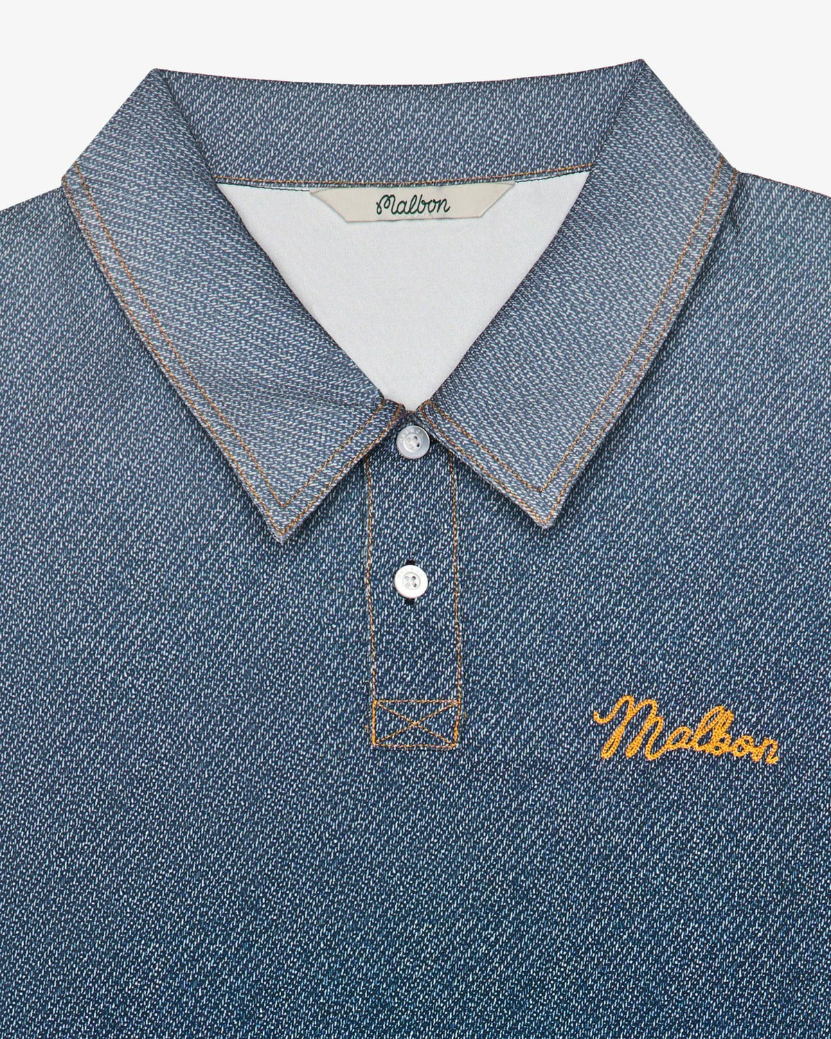 Malbon Ironfade Polo - Dusty Navy