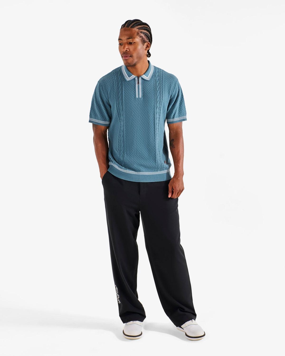 Malbon Navarro Polo - Aegean Blue