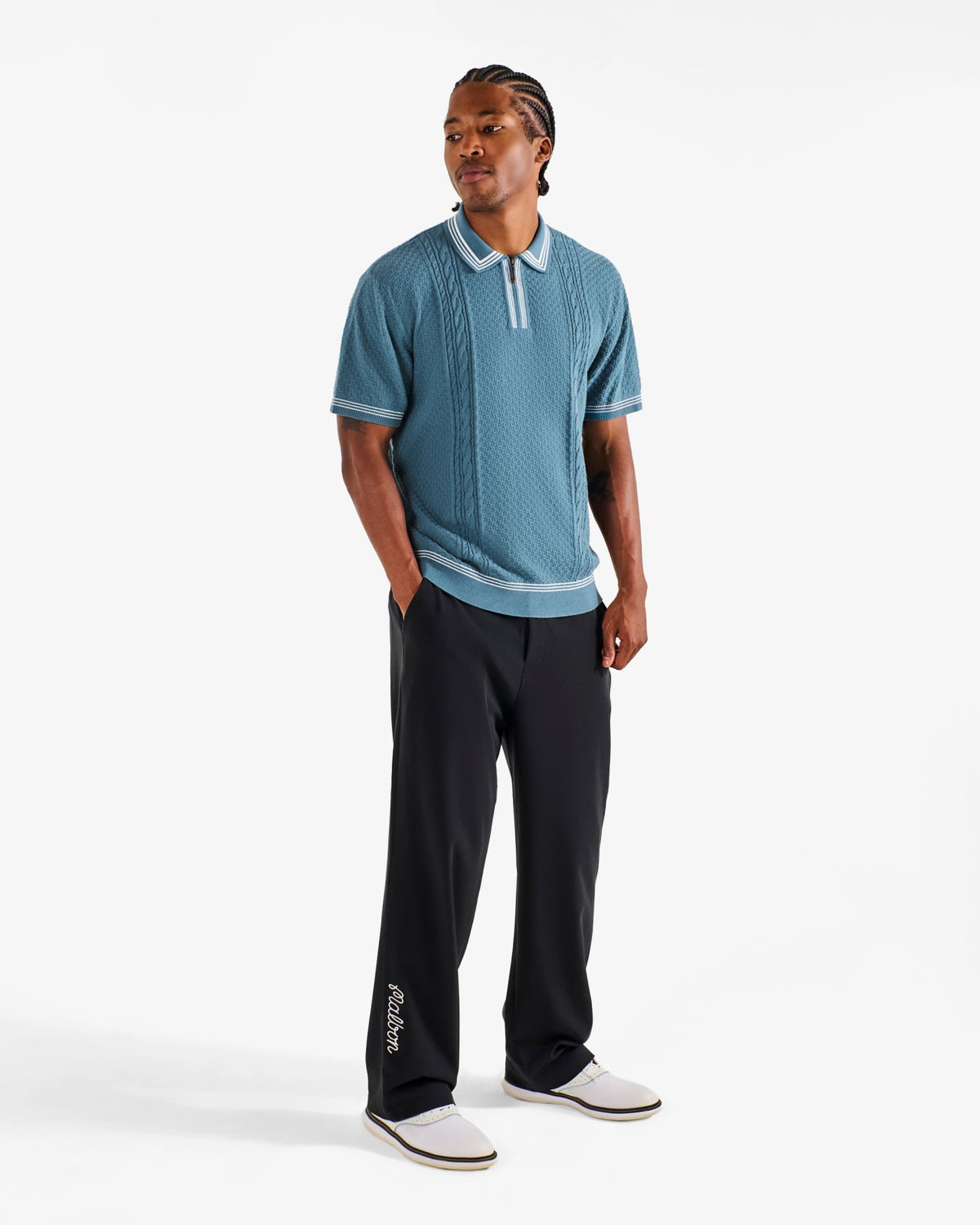 Malbon Navarro Polo - Aegean Blue