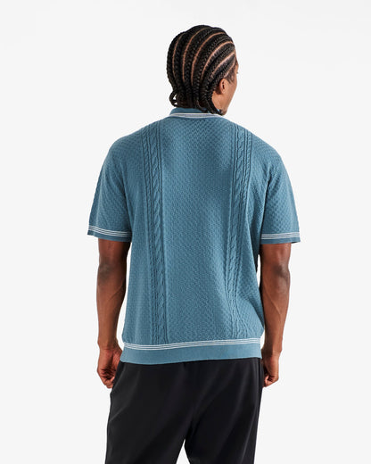 Malbon Navarro Polo - Aegean Blue