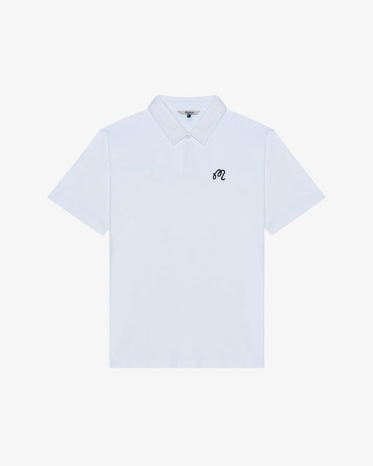 Malbon Fairway Polo - White