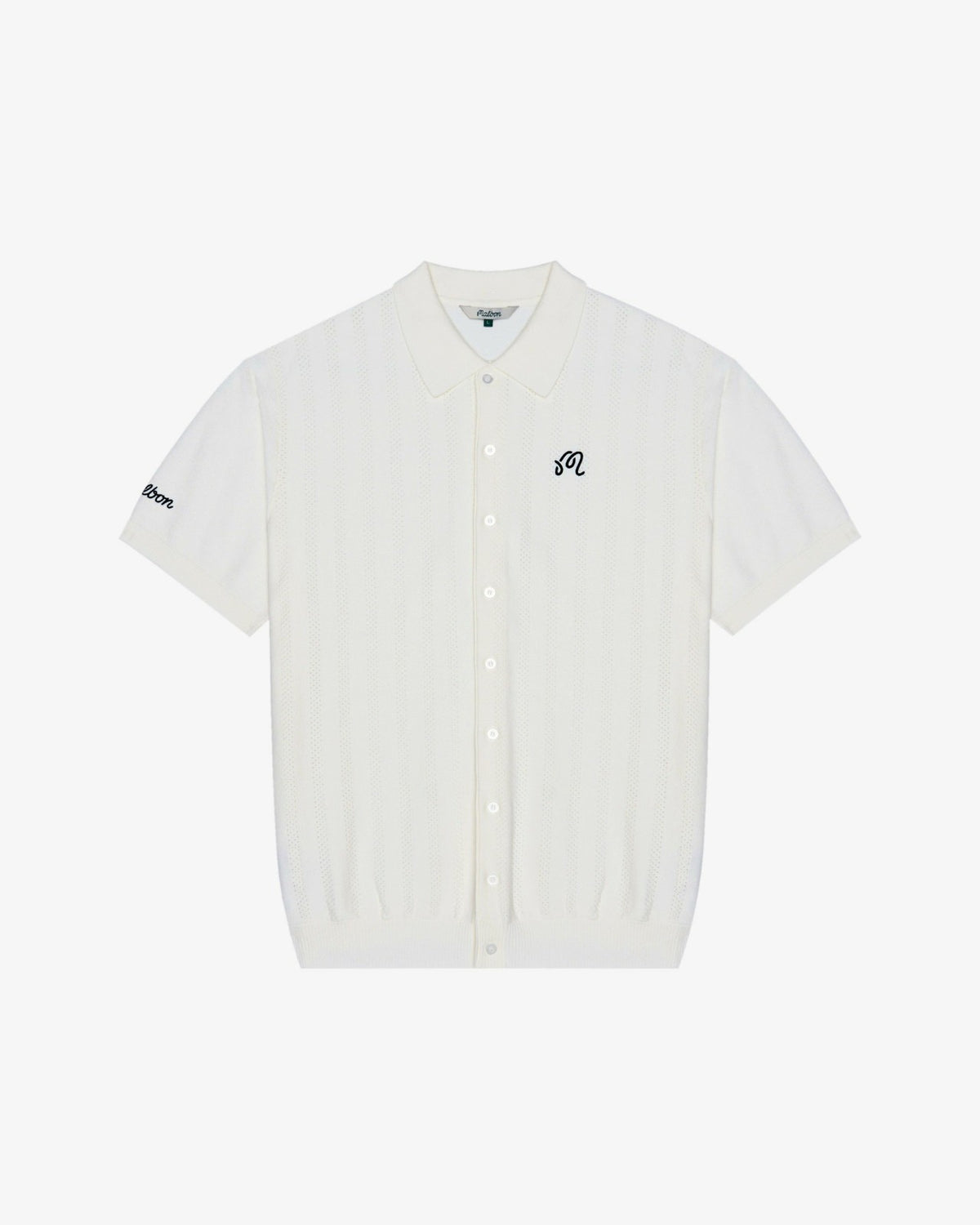 Malbon Crosscut Polo - Ivory