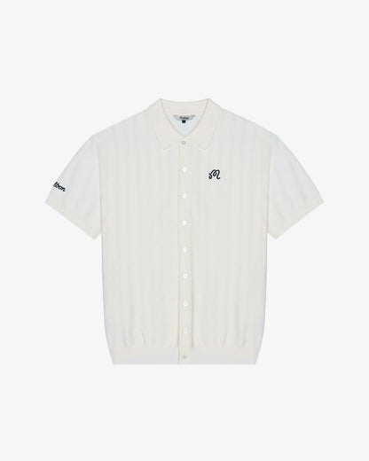 Malbon Crosscut Polo - Ivory