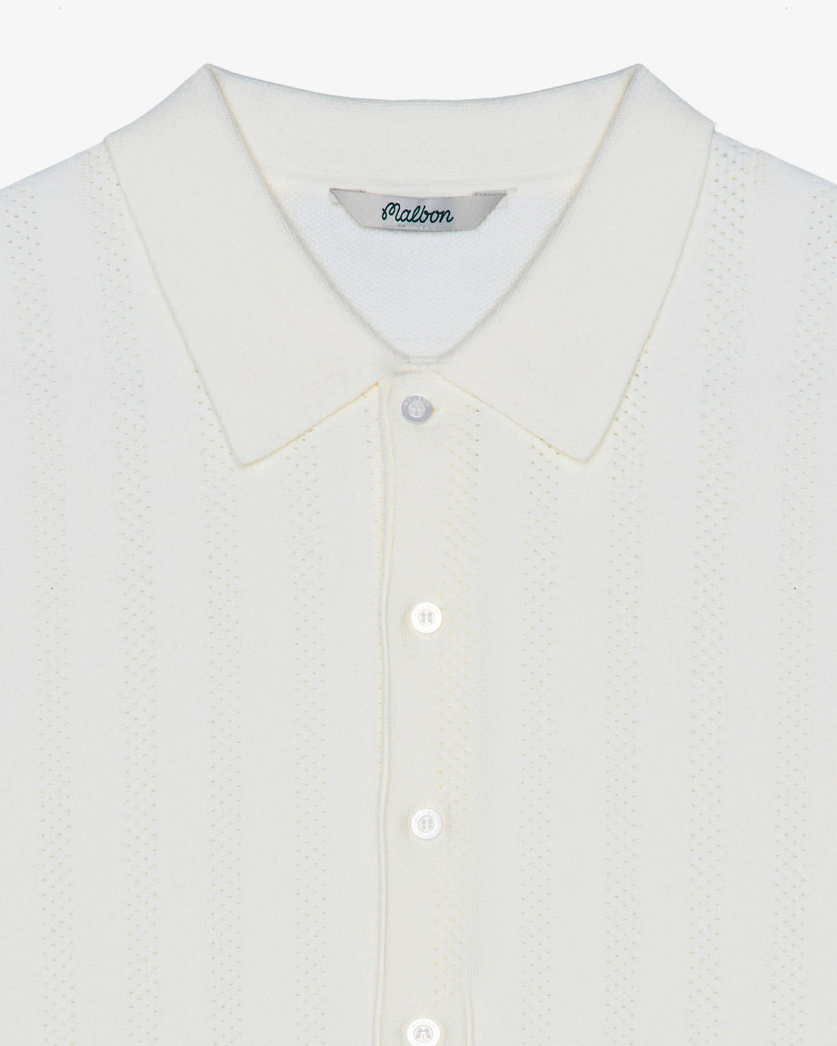 Malbon Crosscut Polo - Ivory