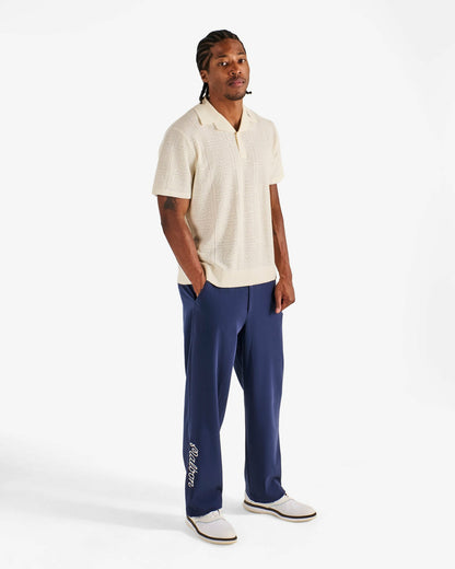 Malbon Resort Crochet Polo - Ivory