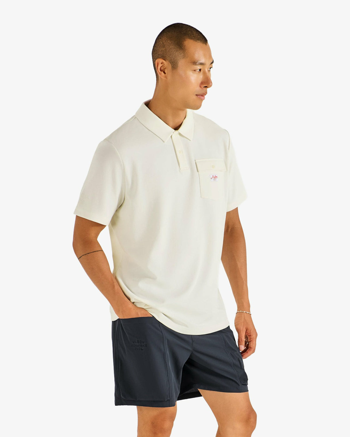 Malbon Jovis Benchmark Polo - Ivory