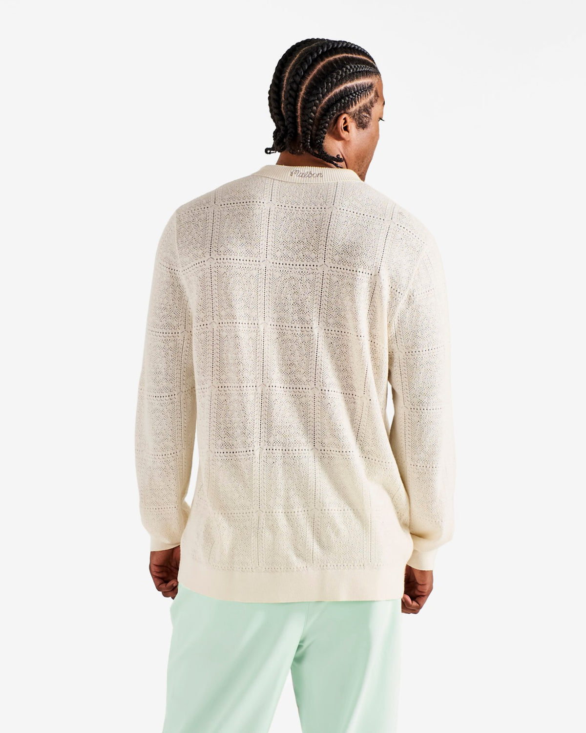 Malbon Resort Crochet Cardigan - Whisper White