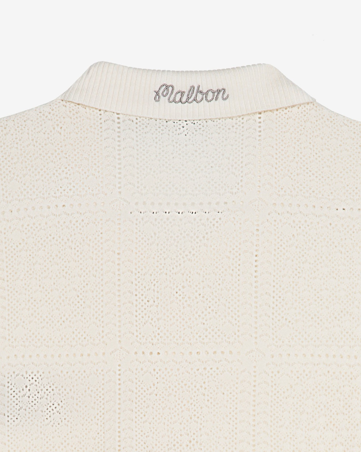 Malbon Resort Crochet Cardigan - Whisper White