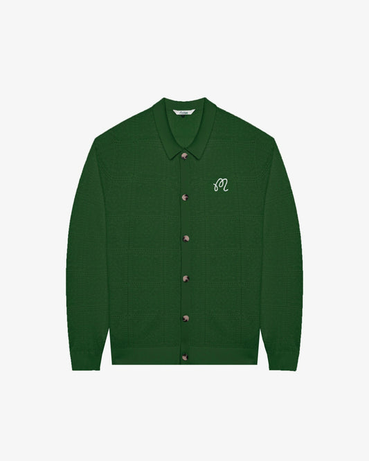 Malbon Resort Crochet Cardigan - Garden Green