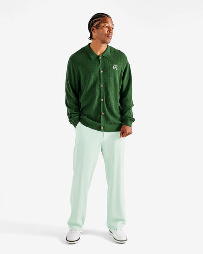 Malbon Resort Crochet Cardigan - Garden Green