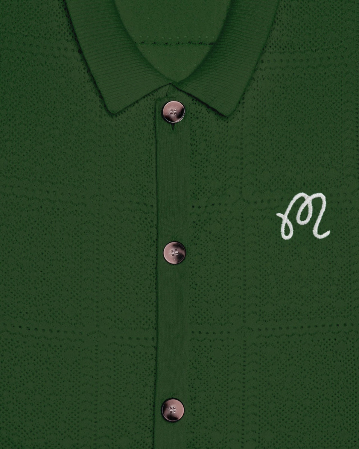 Malbon Resort Crochet Cardigan - Garden Green