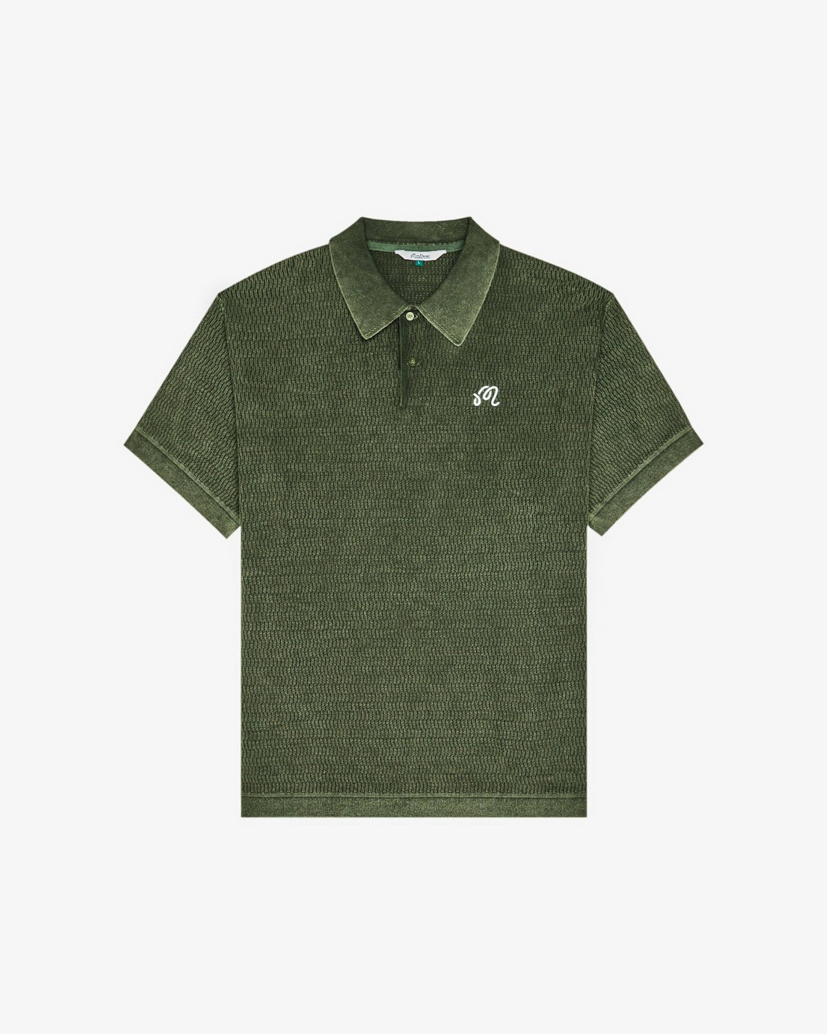 Malbon Brickwork Polo - Rifle Green