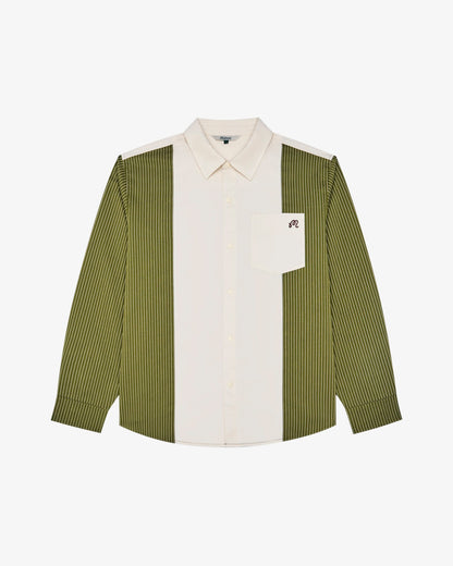 Malbon Montecristo Shirt - Cream / Olivine