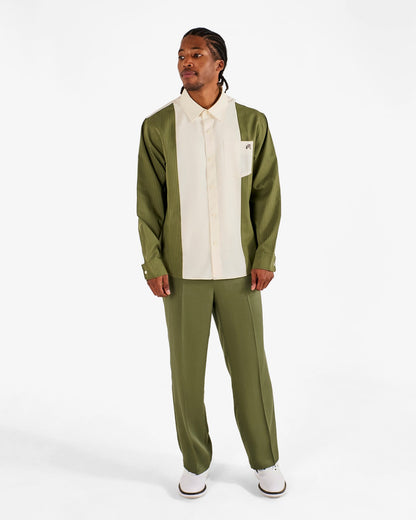 Malbon Montecristo Shirt - Cream / Olivine