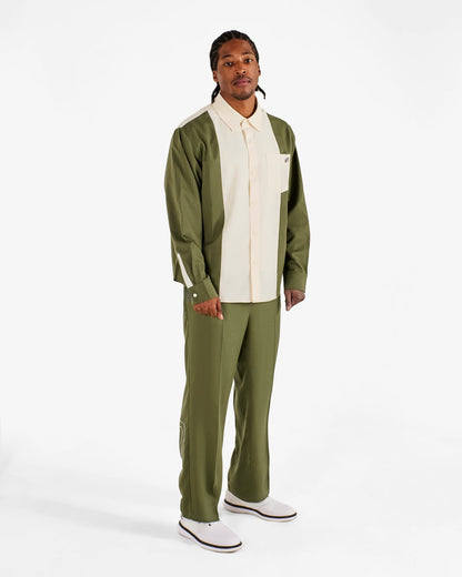 Malbon Montecristo Shirt - Cream / Olivine