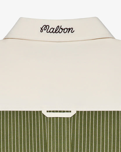Malbon Montecristo Shirt - Cream / Olivine