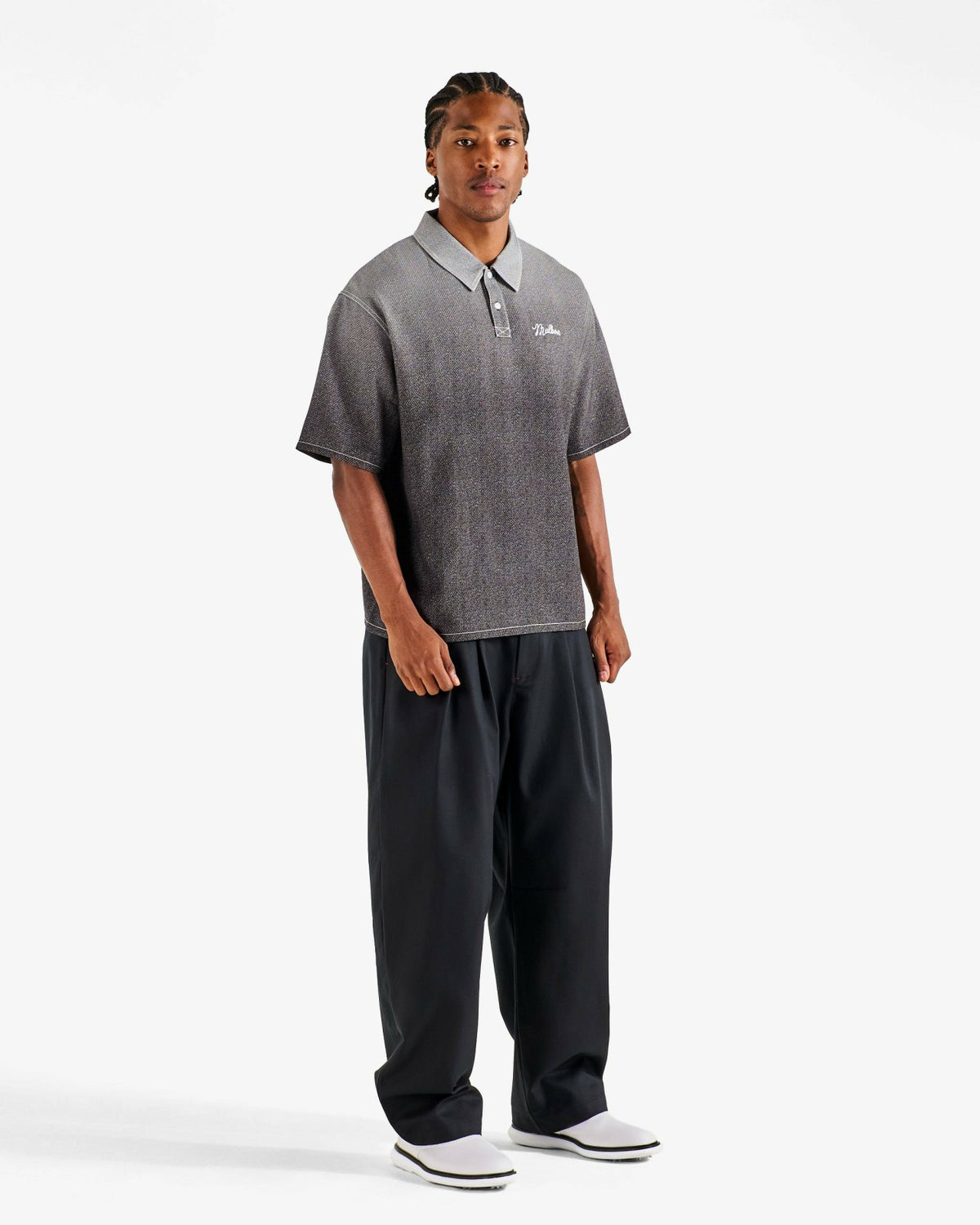 Malbon Ironfade Polo - Black
