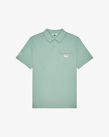 Malbon Jovis Benchmark Polo - Lily Pad