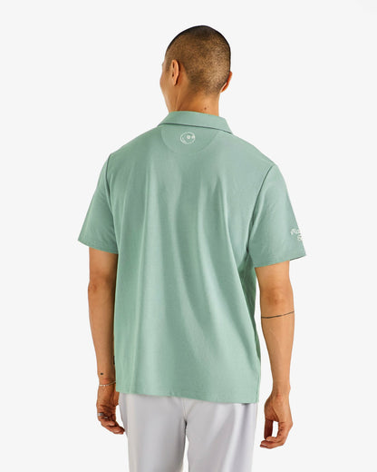 Malbon Jovis Benchmark Polo - Lily Pad