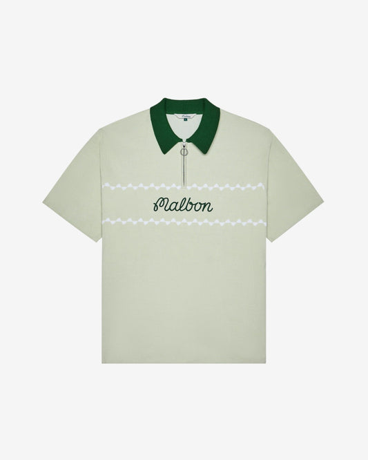 Malbon Benny Polo - Green Tint