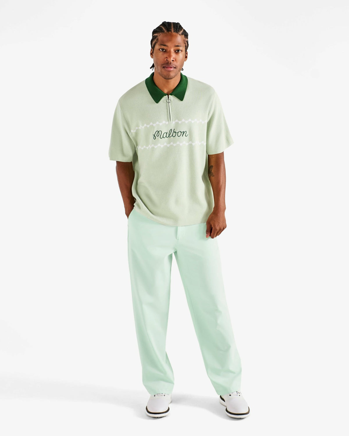 Malbon Benny Polo - Green Tint