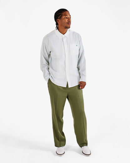 Malbon Montecristo Shirt - White / Light Blue