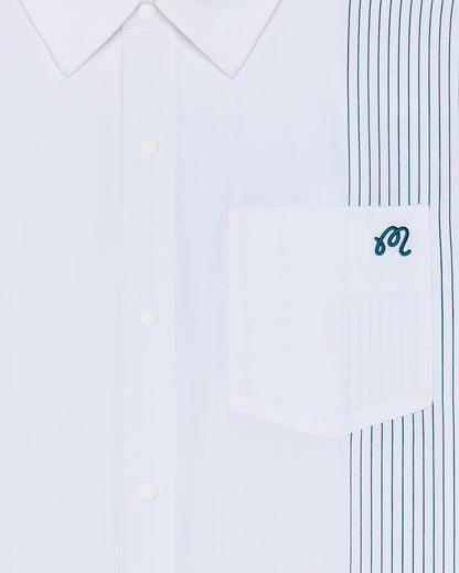 Malbon Montecristo Shirt - White / Light Blue