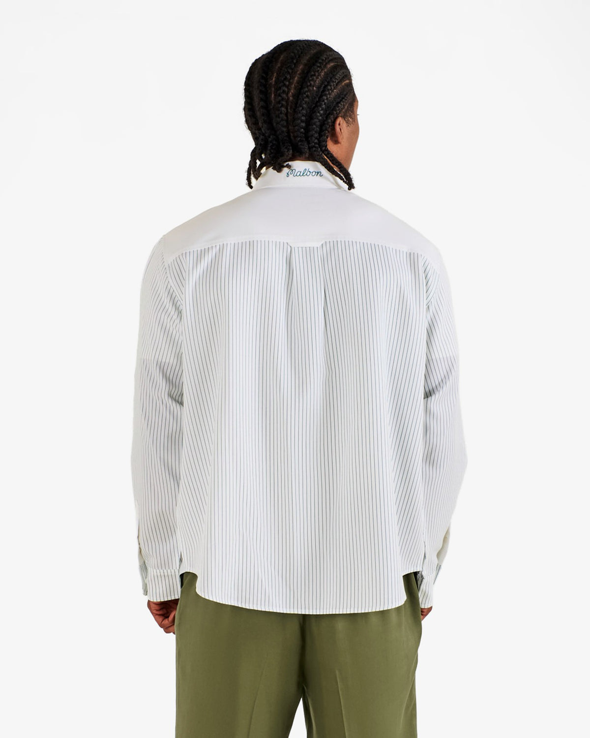 Malbon Montecristo Shirt - White / Light Blue